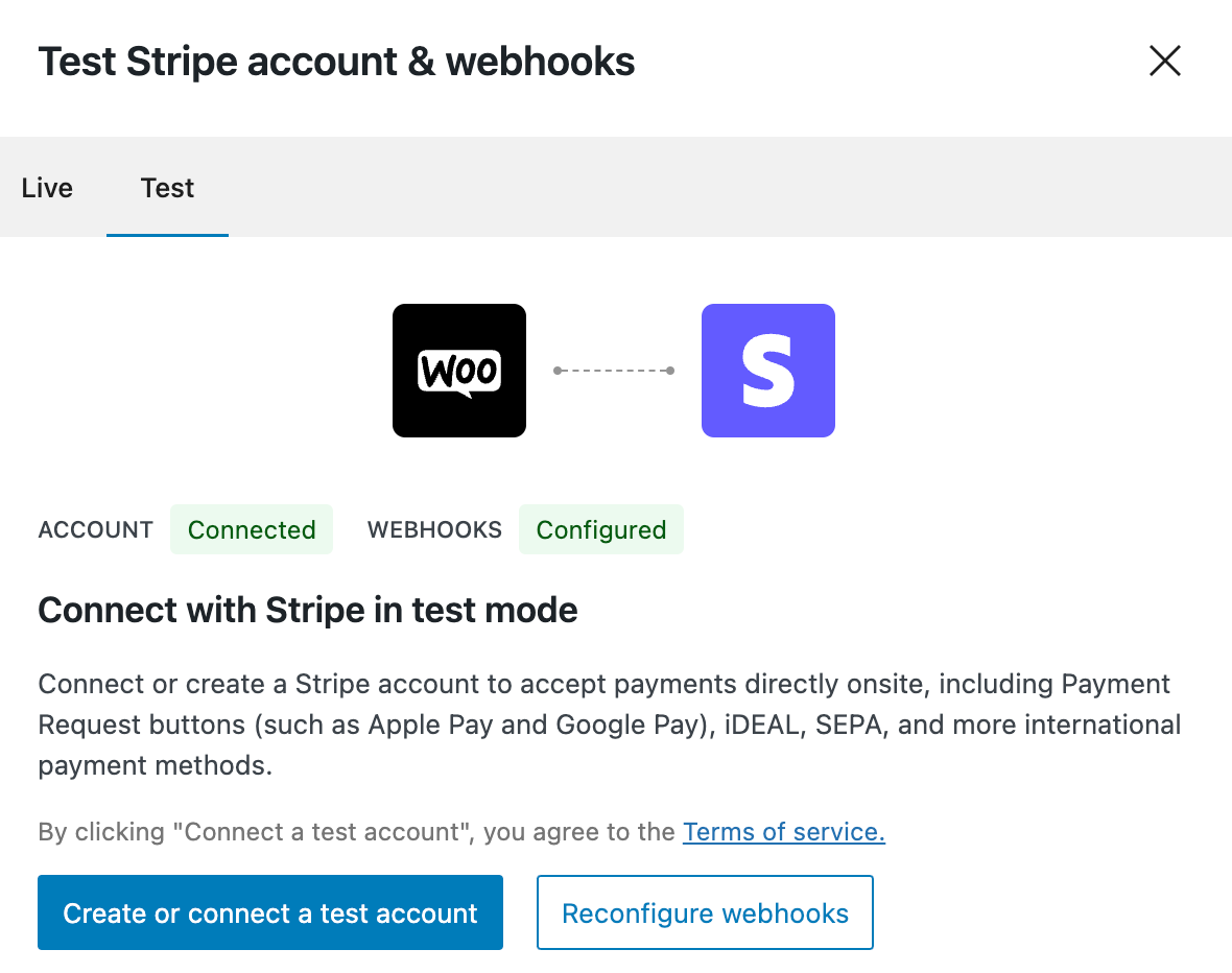 Create or Connect a Stripe Account
